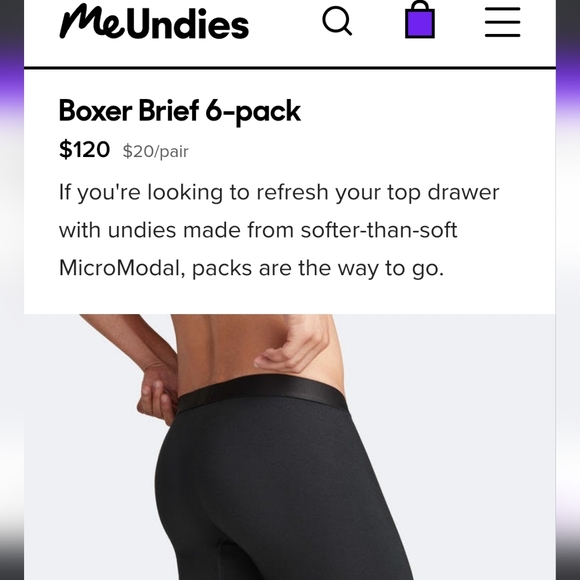MeUndies Bixer Briefs BUNDLE NWOT
